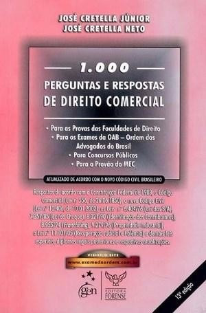 1.000 Perguntas E Respostas De Direito Comercial Cretella