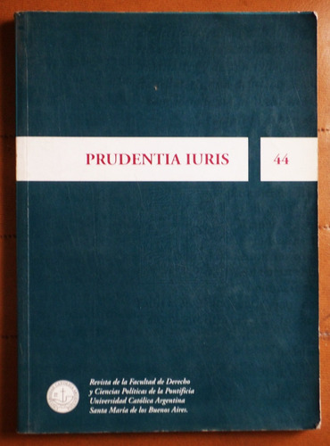 Prudentia Iuris Número 44 / Universidad Católica Año 1997