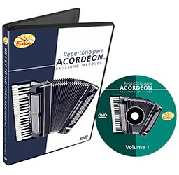 Curso Repertório Acordeon Sanfona Em Dvd - Volume 1 - Edon