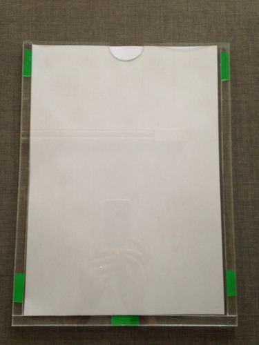 10 Display Suporte Folha A4 Em Acrílico Para Parede