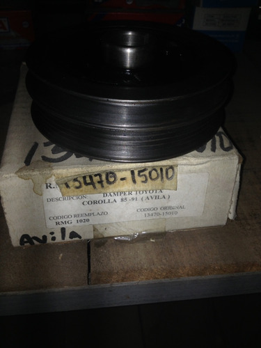 Damper Toyota Corolla Ávila Araya 3a 4a 5a 1.6l 85/91