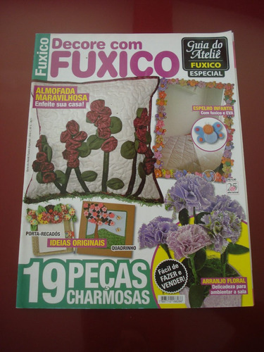 Revista Guia Do Atêlie Fuxico Almofada Espelho Quadro N°5