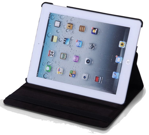 Funda Estuche 360 iPad 2 3 4 Negro Book Cover + 2 Regalos