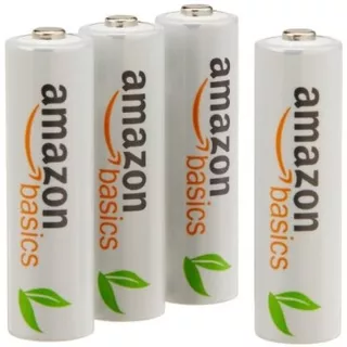 Amazonbasics Baterías Aa Recargables (paquete De 4) Pre-carg