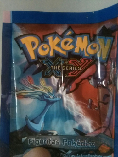 Lote X 25 Sobres De Figuritas Pokemon Xy The Series