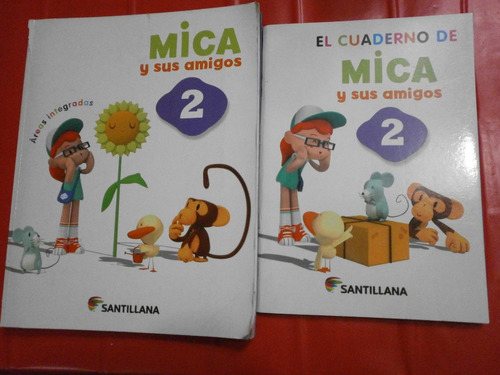 Mica Y Sus Amigos 2 Áreas Integradas Santillana - Nuevo