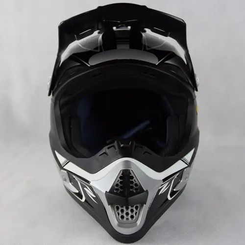 Capacete Zeus Zs-951 Preto 57/58 Motocross Trilha As W F Ox