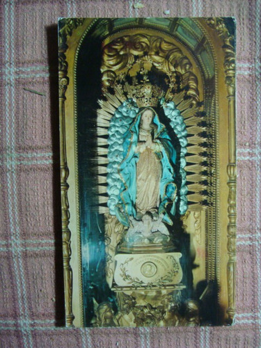 Postal Santa Fe Imagen De La Virgen De Guadalupe Religión