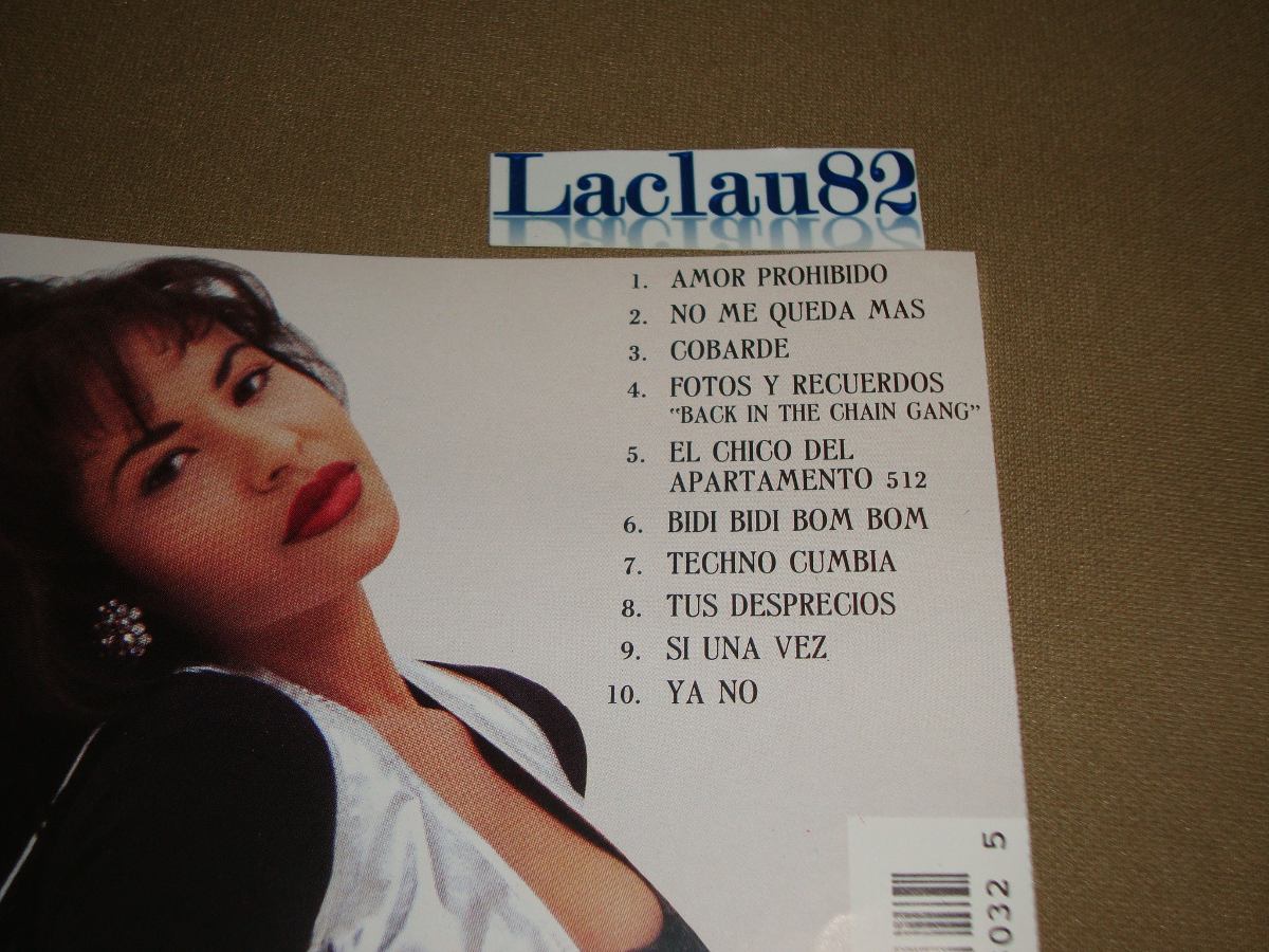 Selena Amor Prohibido 1994 Emi Cd Mercadolibre