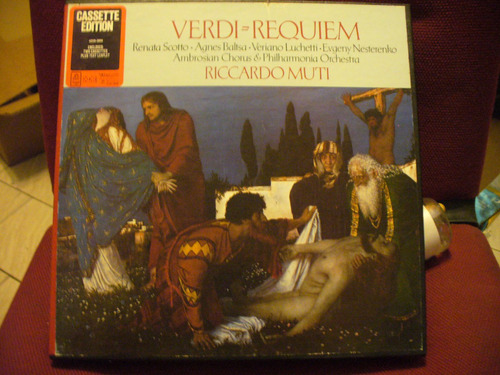 Verdi Requiem Muti Scotto Baltsa Luchetti Ambrosi 2casettes