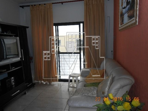 Imagem 1 de 15 de Apartamento Mobiliado Para Locação Definitiva No Canto Do Forte , Próximo A Praia , Mercados , Padaria , Principais Pontos De Lazer Da Cidade , Prédio Com Elevador E Apartamento Com Sacada