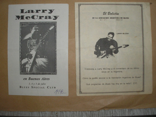 Larry Mc Cray...(guitarrista De Blues...)