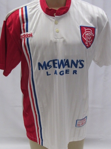 Antiga Camisa De Futebol Glasgow Rangers Da Escócia adidas N