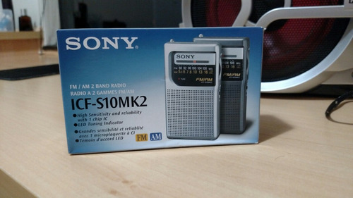 Radio Portátil Sony Icf-s10mk2 Am/fm 2 Bandas