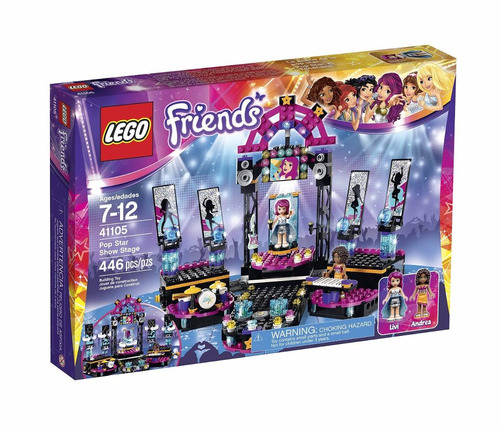 Educando Lego Friends 41105 Set Pop Star Escenario Bloques