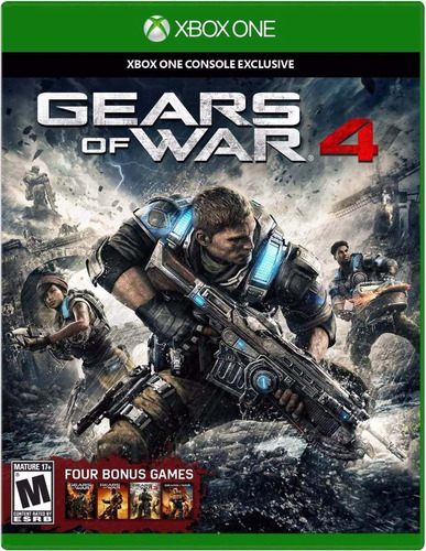 Jogo Gears Of War 4 Xbox One Midia Fisica