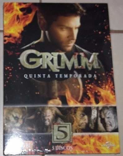 Dvd Grimm - 5ª Temporada (5 Dvds) C/luva - Lacrado