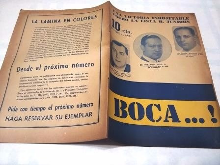 Revista Boca...! Nro 16 Boca Juniors Comision Directiva