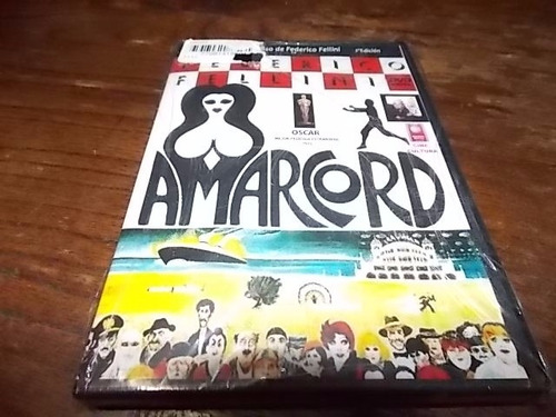 Dvd Original Amarcord - Fellini Zanin Maggio 1973 - Sellada