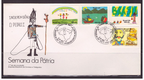 Fdc-336 1984 Semana Da Patria