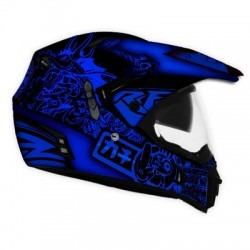 Casco De Moto Saki Doble Proposito Rocket Force Original