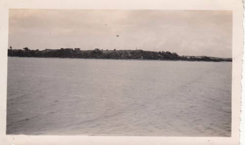 Colonia 1936 Fotografia Desde Barco Lugar Desembarco Solis