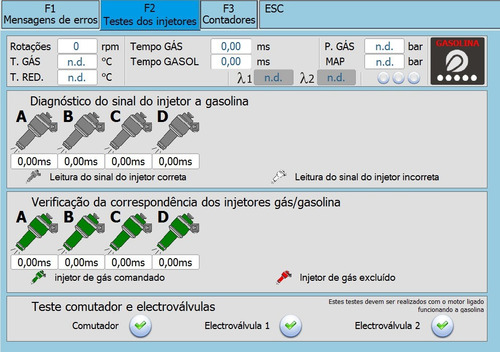 Cabo Interface Landirenzo + Lovato Software Atualizado