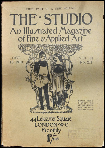 Revista Antigua De Arte. The Studio. 1910. 39147