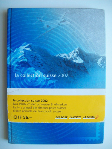 Suiza Estampillas Año 2002 Completo En Libro Oficial Correo