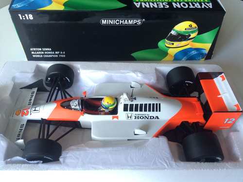 Minichamps 1/18 Mclaren Mp4/4 Honda F1 Senna 1988 Ayrton