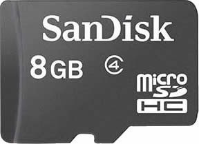 Cartão Micro Sd Sandisk 8gb Classe 4 Motorola Moto 2 Geração