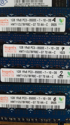 Cuotas 13 X 1gb Ecc 1066 8500 Udimm Servidor Compumacypc