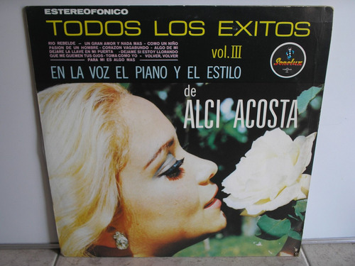 Lp Vinilo Alci Acosta Su Voz Y Su Piano Todos Los Exitos V-3