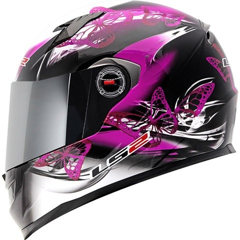 Capacete Ls2 Ff358 Chic Preto Brilhante