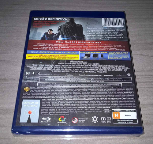 Batman Vs Superman - Versão Estendida - Blu-ray - 2 Discos