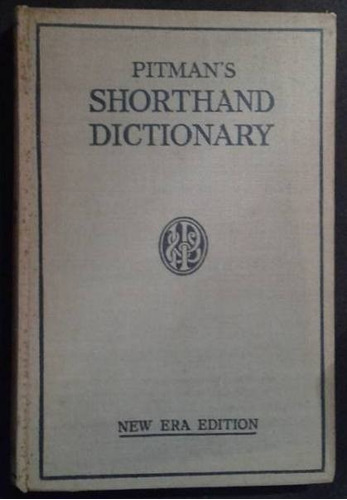Shorthand Dictionary Pitman´s