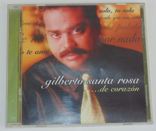 Gilberto Santa Rosa De Corazon Salsa Cd Original (1997)