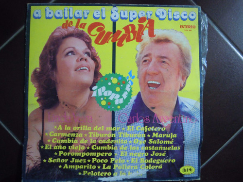 Linda Vera Y Carlos Argentino Lp Bailar El Superdisco Cumbia