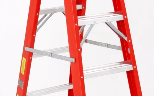 Escalera Fibra Vidrio Tijera 3 Pasos / 0.9 Mts 136 Kg