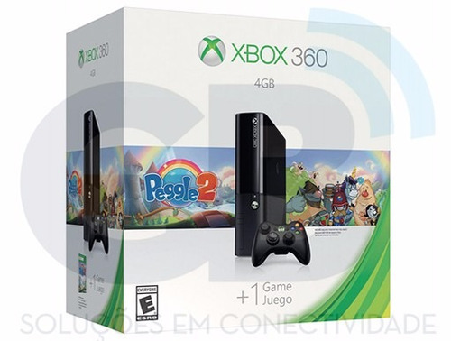 Xbox 360 - 4g - Novo - Ultimas Unidades!!!12x Sem Juros!