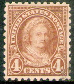 Estados Unidos Sello Nuevo Martha Washington X 4c. Años 1922