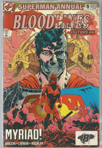 Superman Annual 1993 Vol 05 Bloodlines Bonellihq Cx133 A18