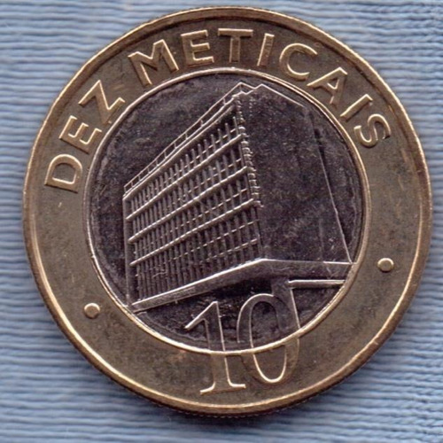 Mozambique 10 Meticais 2006 Bimetalica *