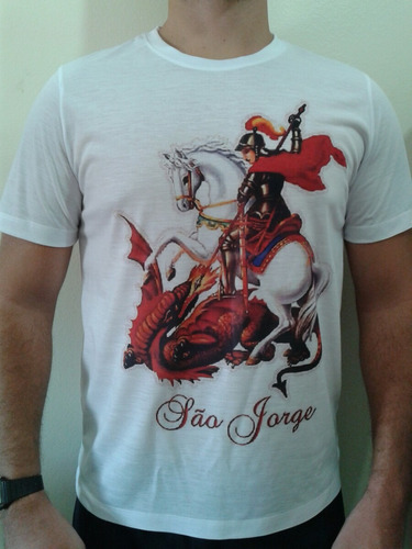 Camisa São Jorge  Sublimada Em Formato  A3