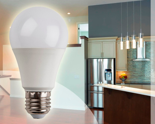 Imagen 2 de 5 de Lampara Led 9w Luz Friz X 10 Uni E27 Casa 220v