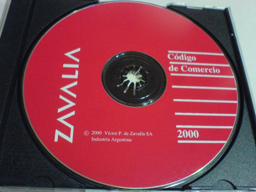 Codigo De Comercio -(zavalia) (2000)  (cd)-unico Disponible-