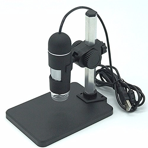 Microscopio Usb 2mp 2mp Usb 1000x 8 Led Digital + Soporte