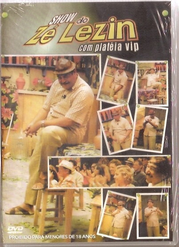 Dvd Show Do Zé Lezin - Com Platéia Vip 