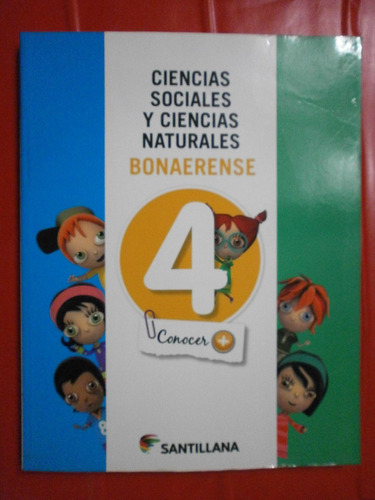 Sociales Y Naturales 4 Bonaerense Conocer Santillana Packx10