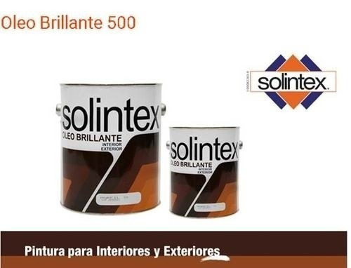 Pintura Oleo Brillante Solintex  1/4 De Galon
